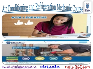 Air Conditioning and Refrigeration Mechanic Course