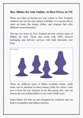 Dildos for Sale