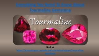 Everything You Need To Know About Tourmaline Gemstone