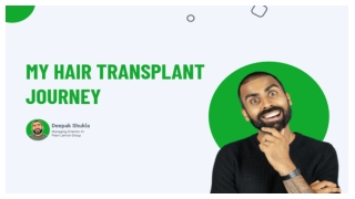 My Hair Transplant Journey