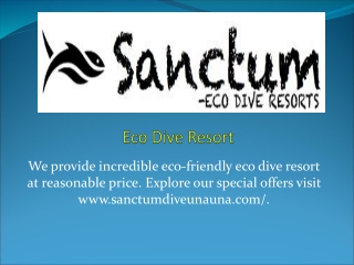 Eco Dive Resort