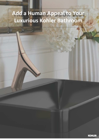 Kohler Africa Luxurious Bathroom Products Design