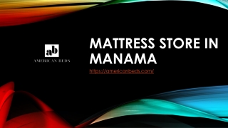 Mattress Store in Manama