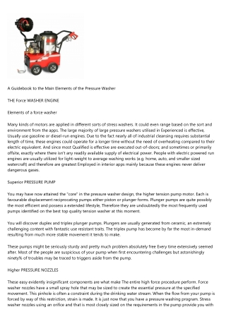 A Information to the primary Factors of the Tension Washer