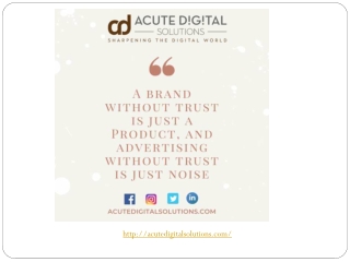 Best Digital Marketing Agency - Acute Digital Solutions