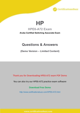 hpe6-a72-demo 	IIA Certification in Risk Management Assurance (CRMA)
