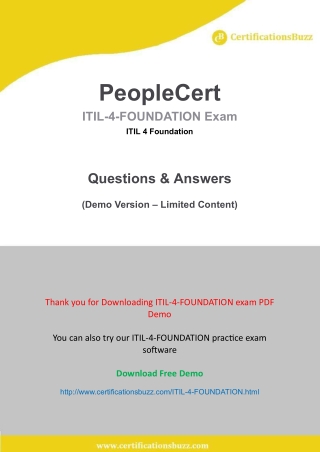itil-4-foundation-demo Palo Alto Networks System Engineer