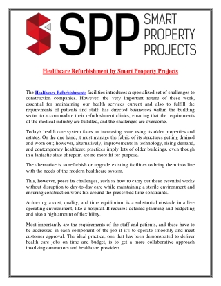 Healthcare Refurbishments