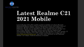 Realme C21