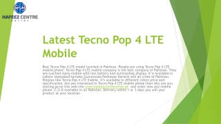 Tecno Pop 4 Lite
