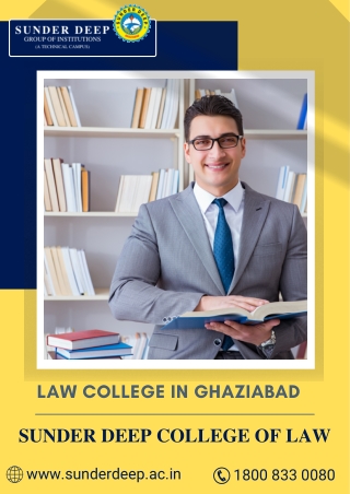 BA LLB Colleges in Ghaziabad | LLB College in Ghaziabad | Sunder Deep College of