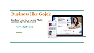 Gojek Clone Thailand Empower Your Transport & Rental Business