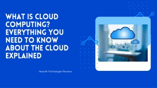 Neosoft Technologies Reviews - What is cloud computing Everything you need to know about the cloud explained