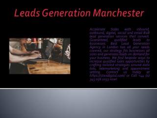 Leads Generation Manchester