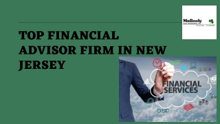Top Financial Advisor Firm in New Jersey