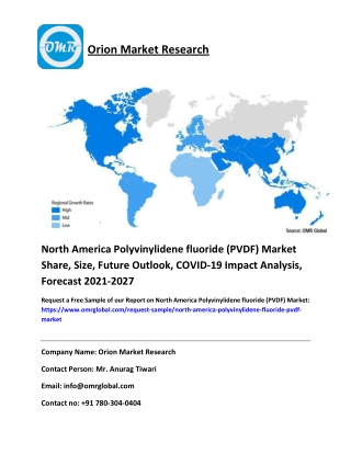 North America Polyvinylidene fluoride (PVDF) Market Share, Size, Future Outlook, COVID-19 Impact Analysis, Forecast 2021