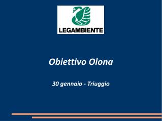 Obiettivo Olona 30 gennaio - Triuggio