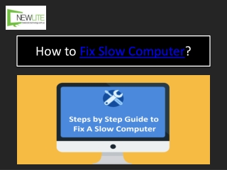 How to Fix Slow Computer?