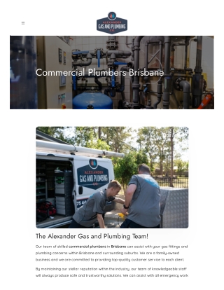 Commercial Plumbers Brisbane