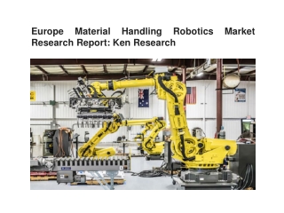 Europe Material Handling Robotics Market