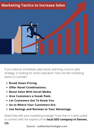 Marketing Tactics to Increase Sales