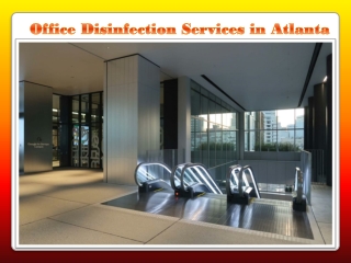 Office Disinfection Services in Atlanta