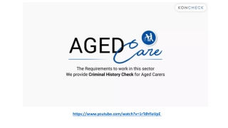 Aged Care Services | Aged Care and Healthcare Workers in Australia