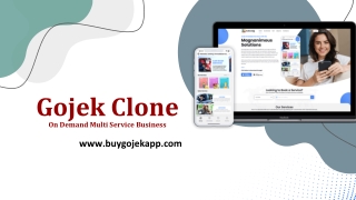 Gojek Clone On Demand Multi Service Business