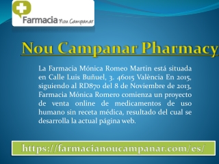 Nou Campanar Pharmacy