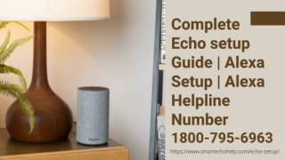 How To Do Echo Setup? 1-8007956963 Setup Alexa Dot -Call Experts Now