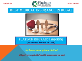 Best Medical Insurance in Dubai