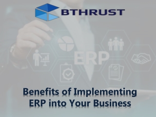Benefits of Implementing ERP into Your Business