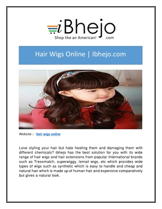 Hair Wigs Online | Ibhejo.com