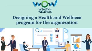 Health and Wellness Program For Organisation By Wow Training