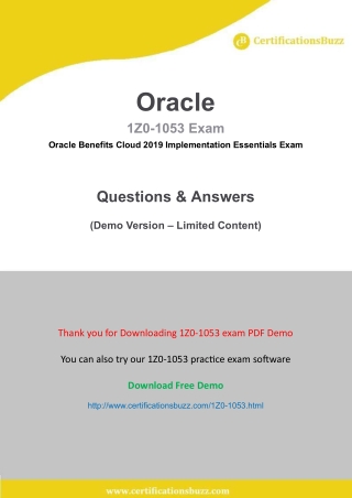 1z0-1053-demo Huawei HC-621 Certified Network Professional
