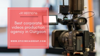 corporate videos production agency gurgaon