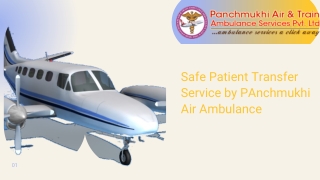 Take Medical Conveniences by Panchmukhi Air Ambulance Services in Jabalpur