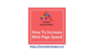 How To Increase Web Page Speed