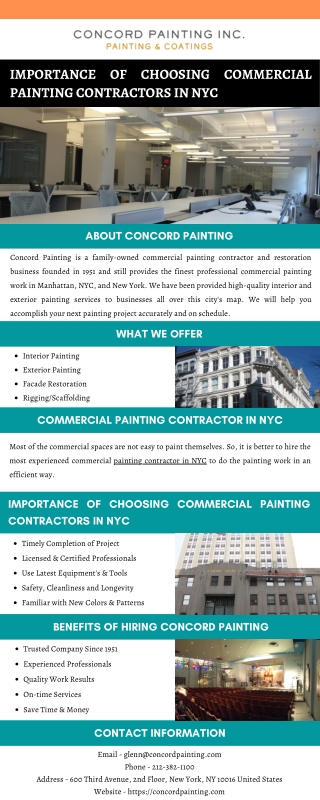 Importance of Choosing Commercial Painting Contractors in NYC