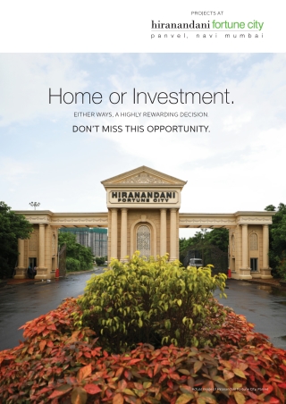 Hiranandani Fortune City PANVEL, NAVI MUMBAI, MAHARASHTRA