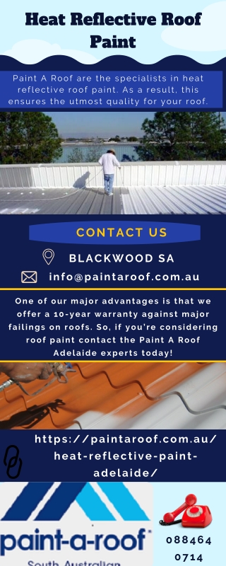 Heat Reflective Roof Paint