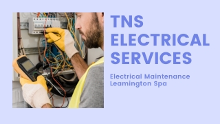 Electrical Maintenance Leamington Spa