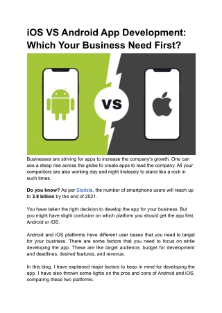 iOS VS Android App Development_ Which Your Business Need First