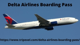 Delta airline boarding pass