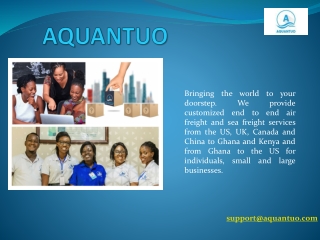 International Shipping Company | Shipping from US to Kenya & Ghana | Aquantuo