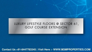 Smart World Floor Sector 61, Gurugram - A Location That Speaks For Itself