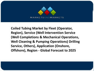 [PPT] Coiled Tubing Market May Set New Growth Story