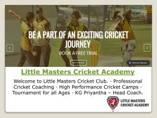 Little Masters Cricket Academy