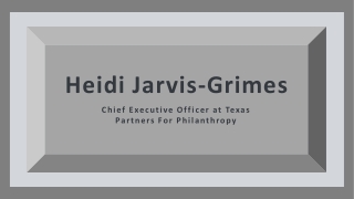 Heidi Jarvis-Grimes - A People Leader and Influencer