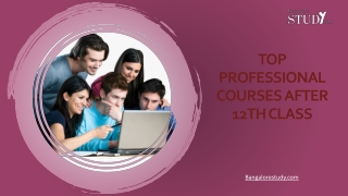 Top Professional Courses after 12th Class